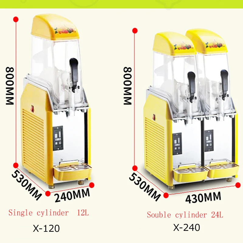 Сланцерез для льда с 3 резервуарами сланцевая машина 36Л аппарат приготовления