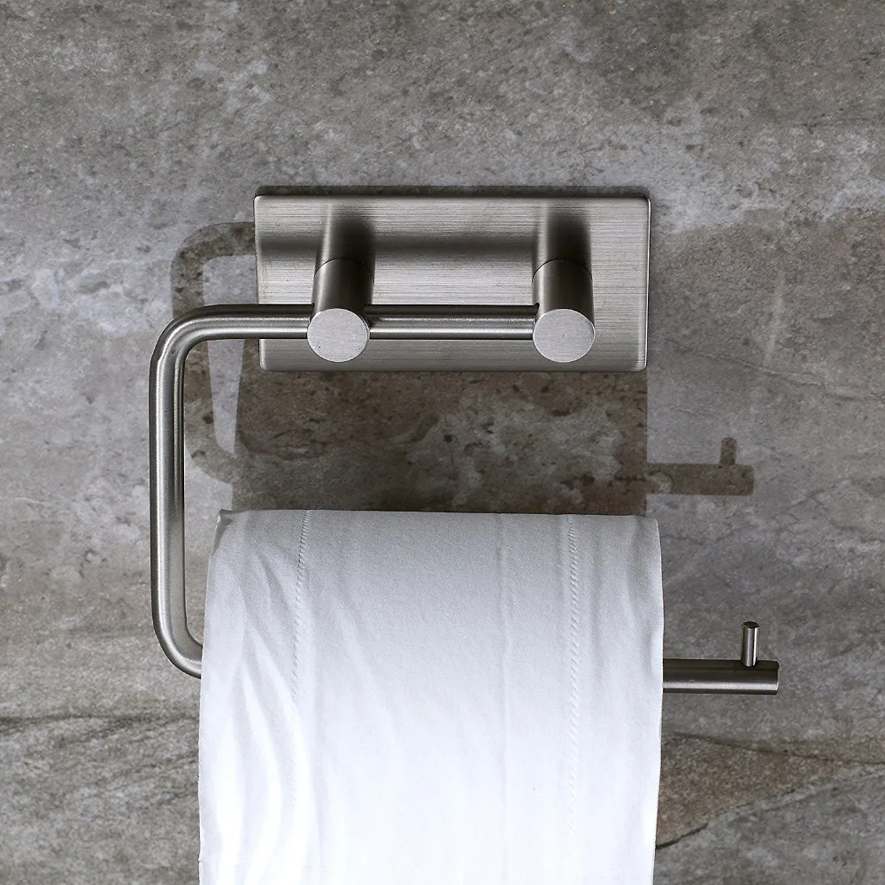 

ZUNTO Toilet Paper Holder 304 Stainless Steel Kitchen For Toilet Paper Towel Holder Self-Adhesive Without Drilling Toilet Roll