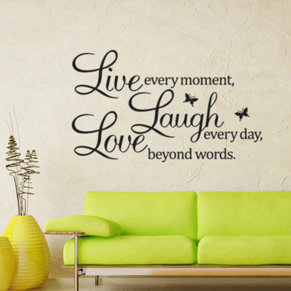 Оконная пленка домашний живой Смех Любовь Наклейка на стену обои с рамками