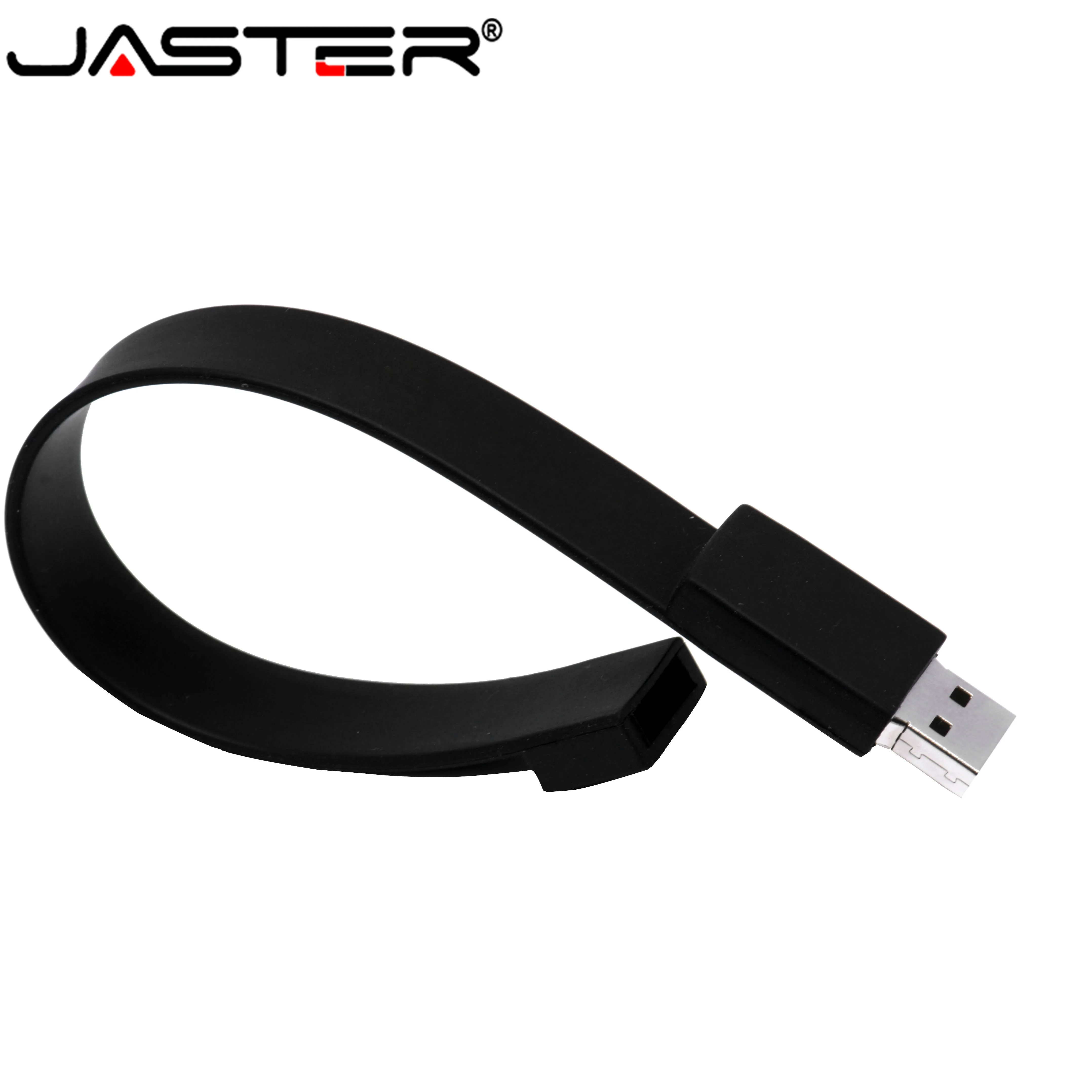 JASTER 100% настоящая емкость силиконовый браслет на запястье Флешка 16 ГБ 8 USB 2 0 карта