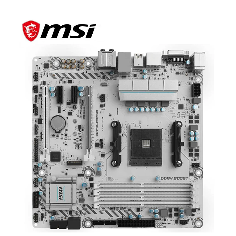 Материнская плата для MSI B350M ступа ARCT разъем AM4 DDR4 AMD B450M M.2 USB3.0 оригинальная - Фото №1