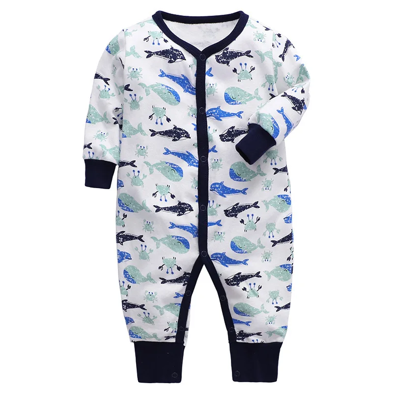 

Summer Baby Rompers Spring Newborn Clothes For Girls Boys Long Sleeve Ropa Bebe Jumpsuit Clothing Boy Kids Outfits
