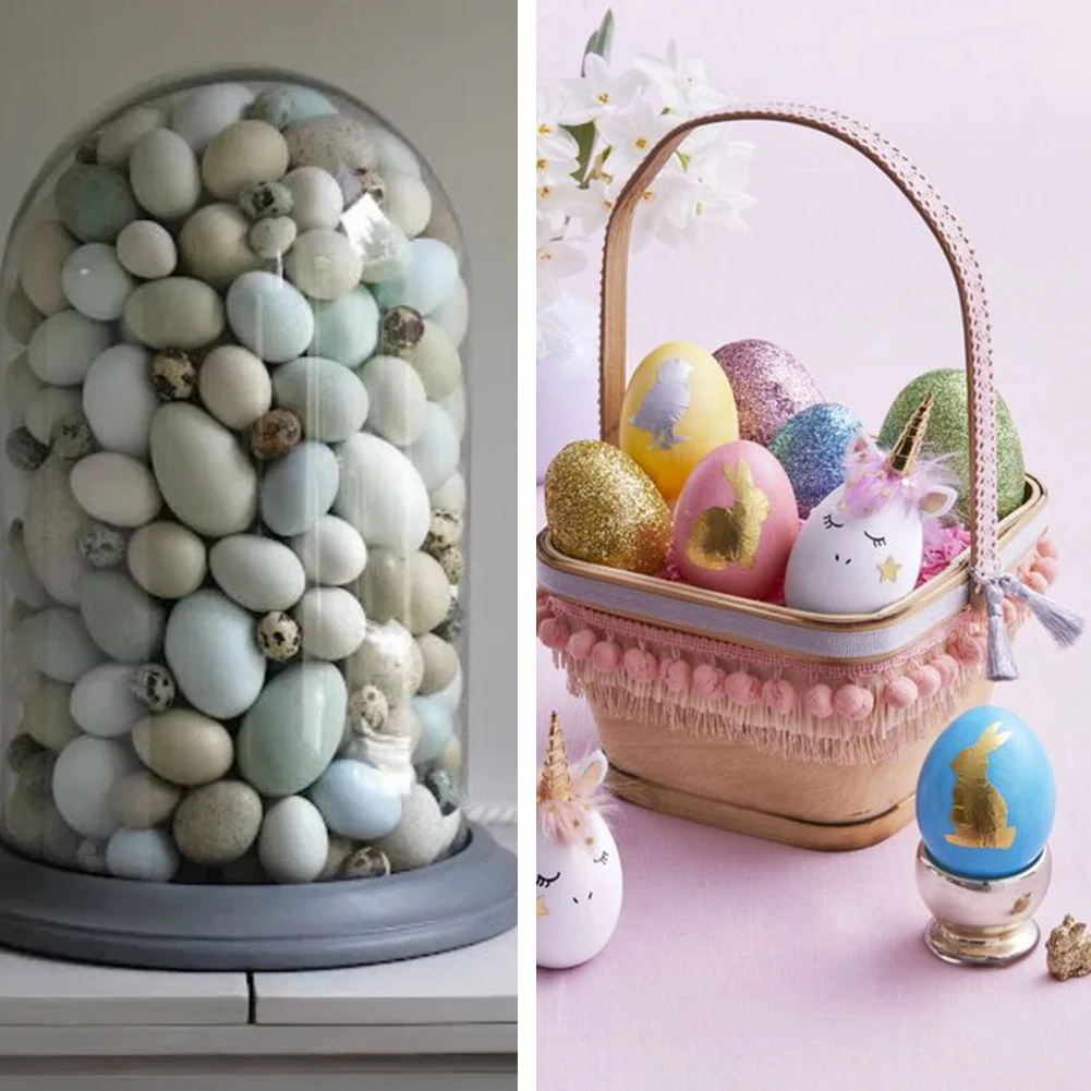 

10pcs DIY Painting Foam Egg Easter Party Decor Ation Solid Foam Egg For Kid School Kindergarten Home Festival Craft Supplies