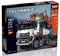 technic series 20005 the arocs 3245 truck car model building block bricks compatible with 42043 diy arocs boys toy educational