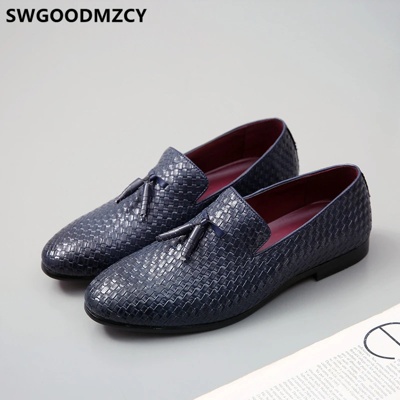 Туфли мужские оксфорды с кисточками лоферы свадебная обувь классические кожаные