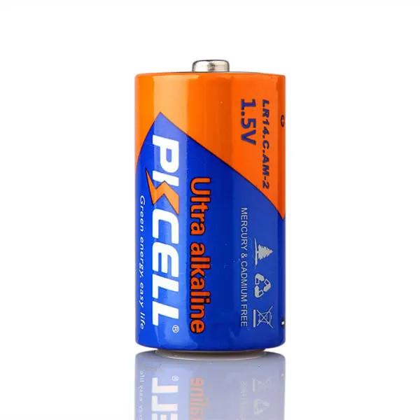 12 шт. PKCELL C размер LR14 Батарея AM2 CMN1400 E93 супер щелочные батареи 1 5 v для детектор дыма