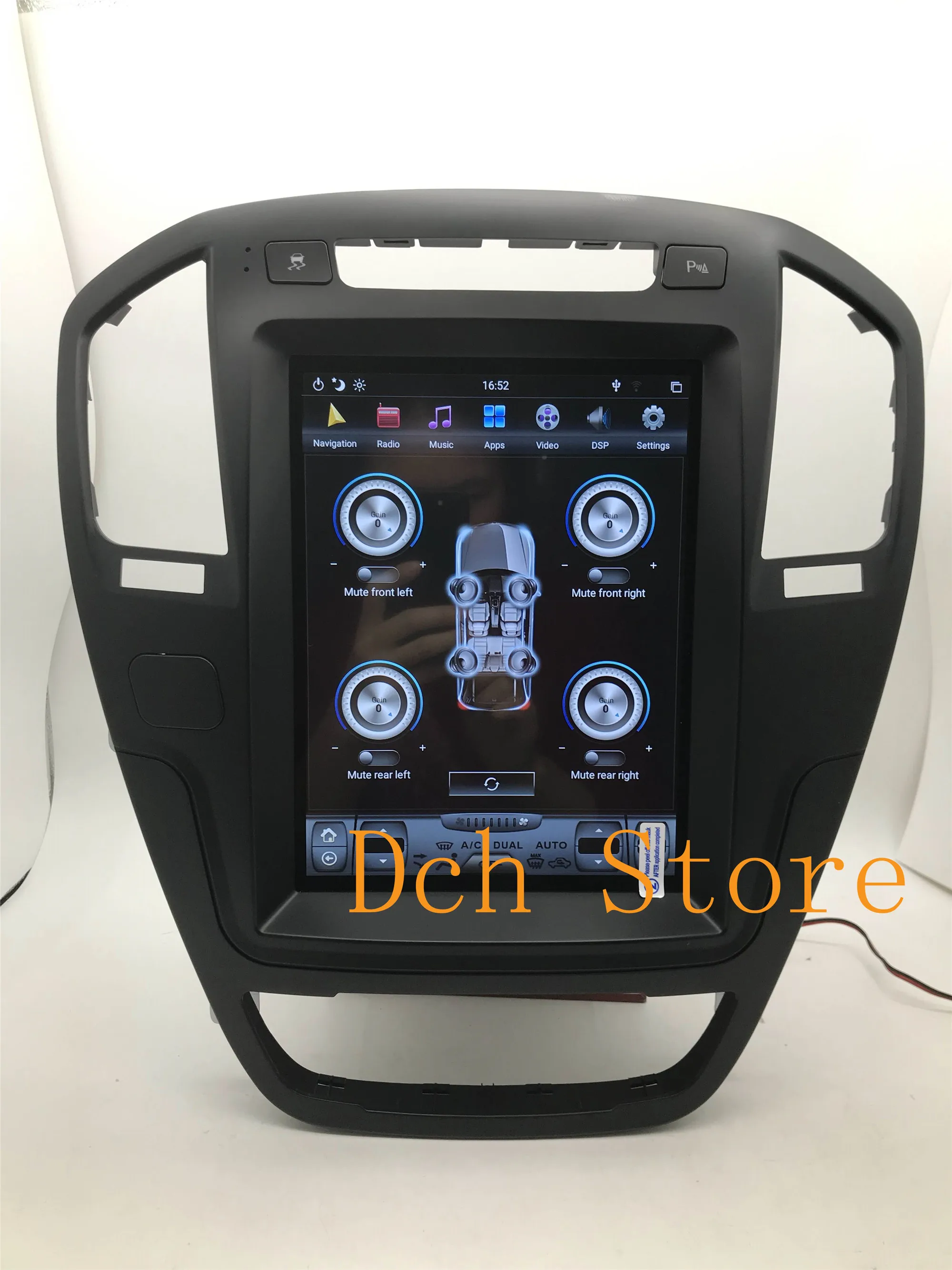 Автомобильный DVD-плеер с GPS-Навигатором 10 4 дюйма в стиле Тесла Android 9 0 для Opel Insignia