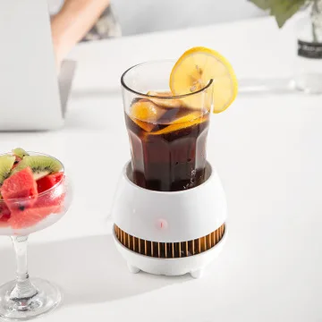 12 В мини портативный холодильник Электрический летний Настольный охладитель