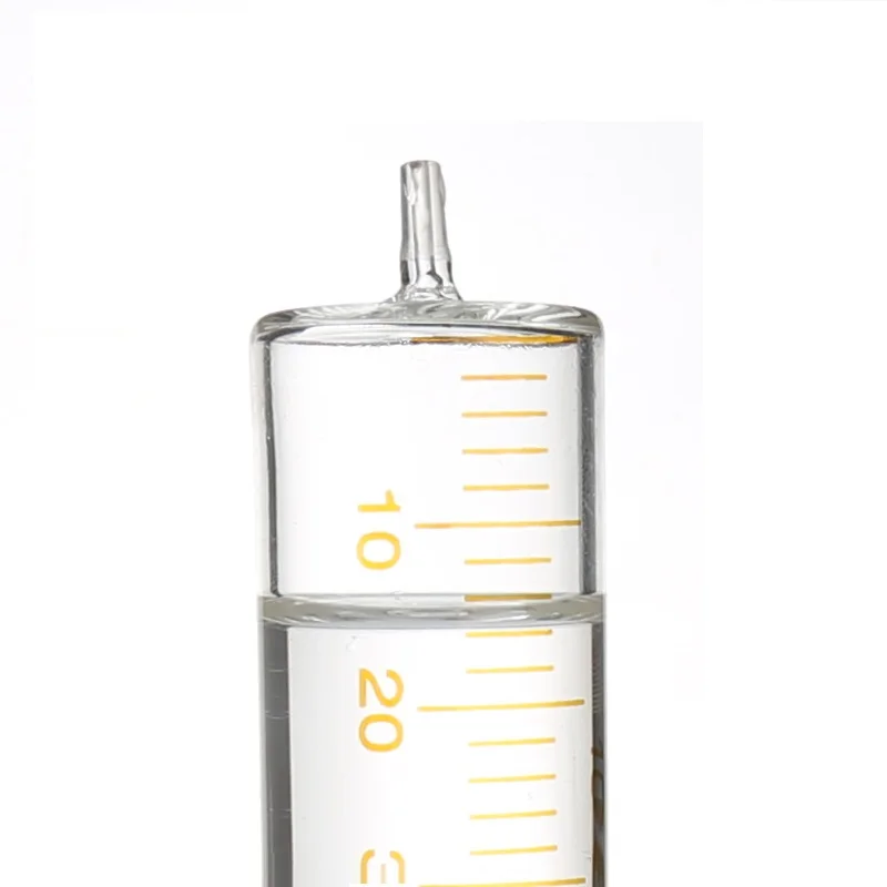 Стеклянный шприц стеклянный многоразовый пробоотборник 50 мл диспенсер для