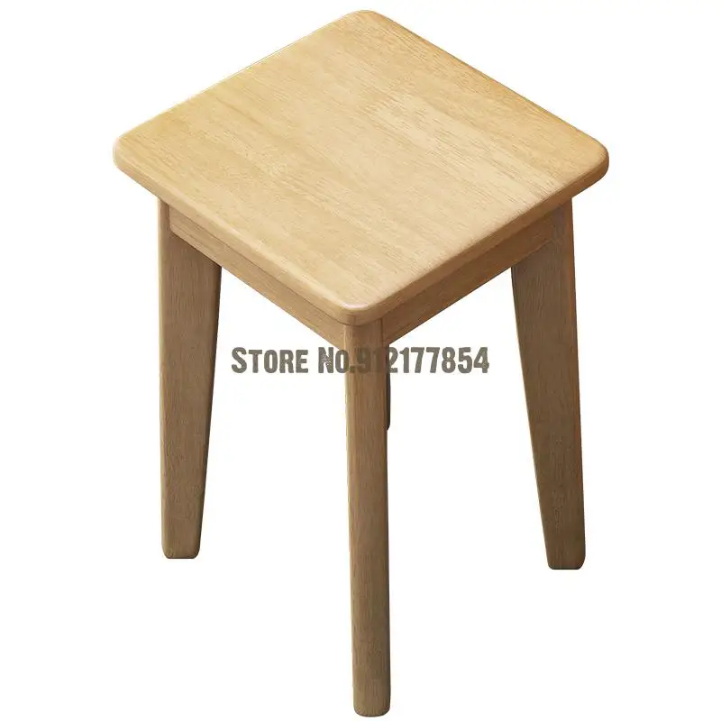 Стул из массива дерева для макияжа современный минималистичный туалетный стул