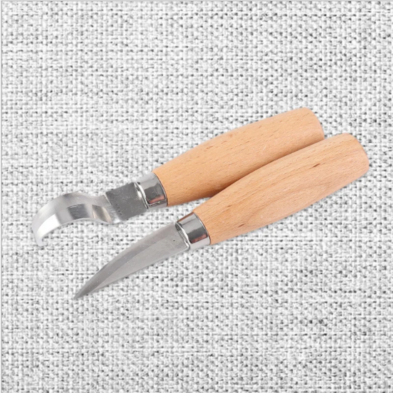 [Sword] ручки из бука изогнутый нож прямой нержавеющей стали резьбовой может быть OEM