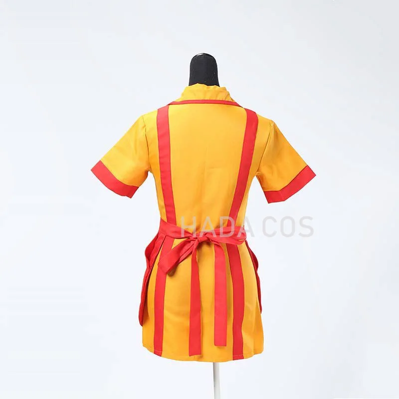 Custom Made 2 Broke Girls Cosplay Costume Halloween Outfit Max Black Caroline Wesbox Channing Sexy Suit Maid Apron Dress |
