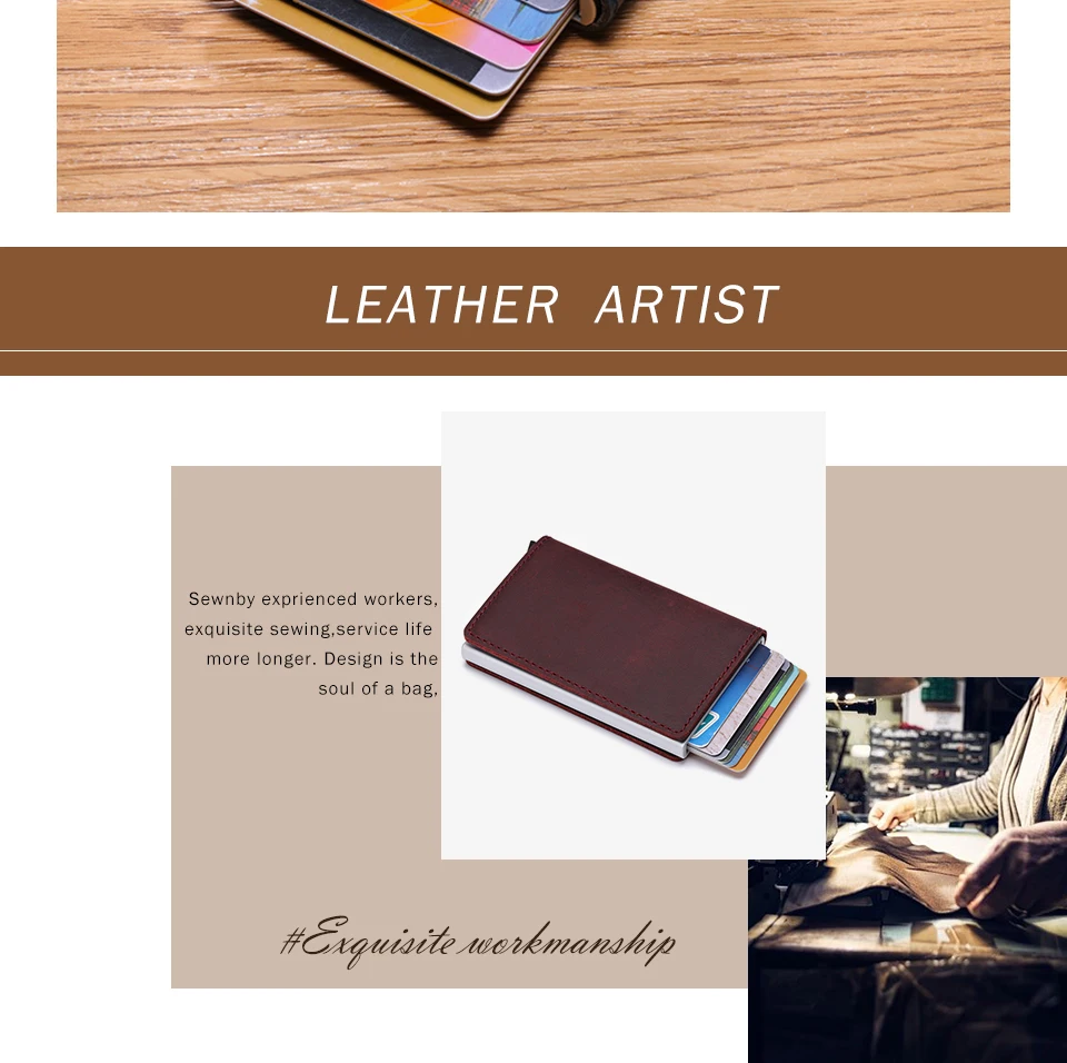 Мужской кошелек из натуральной кожи, модный держатель для карт, для мужчин, синий, Id, держатель для карт, короткие, Rifd, мужские кошельки, для банковских карт, кошелек из коровьей кожи