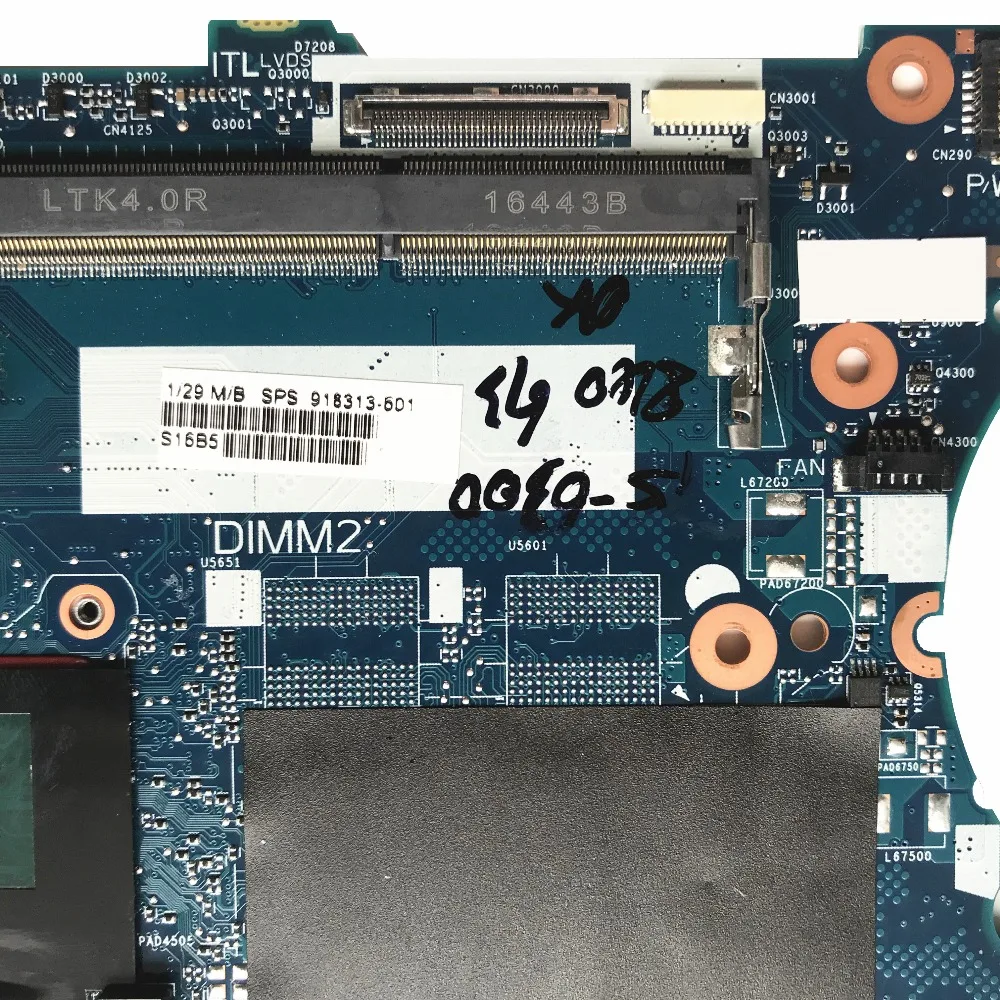 GD оригинал для ноутбука HP 840 G3 материнская плата со стандартным процессором 918313-601