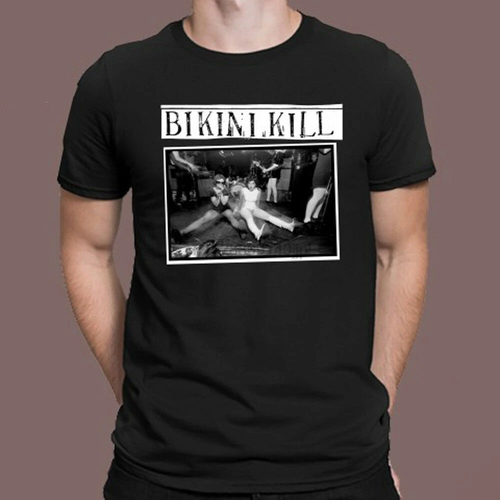 Бикини Kill American панк рок группа Мужская Черная Футболка размер S M L Xl 2Xl 3Xl