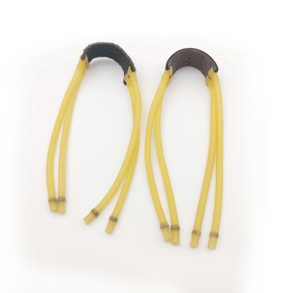 Рогатка замена кольца из белого золота с тяжелой тянуть натуральный ремешок