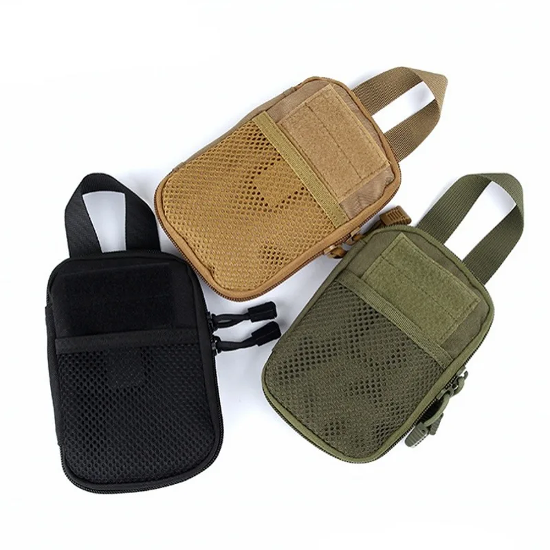 Тактический военный EDC Molle маленькая поясная сумка Пеший Туризм охотничья Сумка