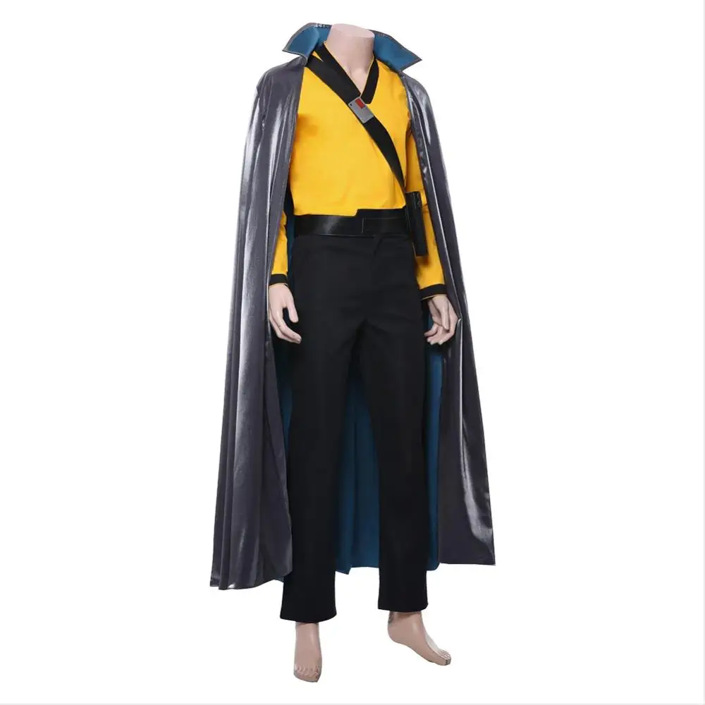 Звезда Косплэй Wa костюм Lando Calrissian плащ для взрослого костюма карнавальные