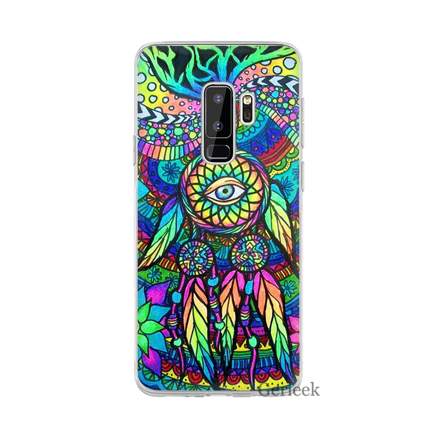 Desxz хиппи психоделические чехол для телефона samsung Galaxy S3 S4 S5 S6 S7 край S8 S9 S10 S10e Plus Note 8