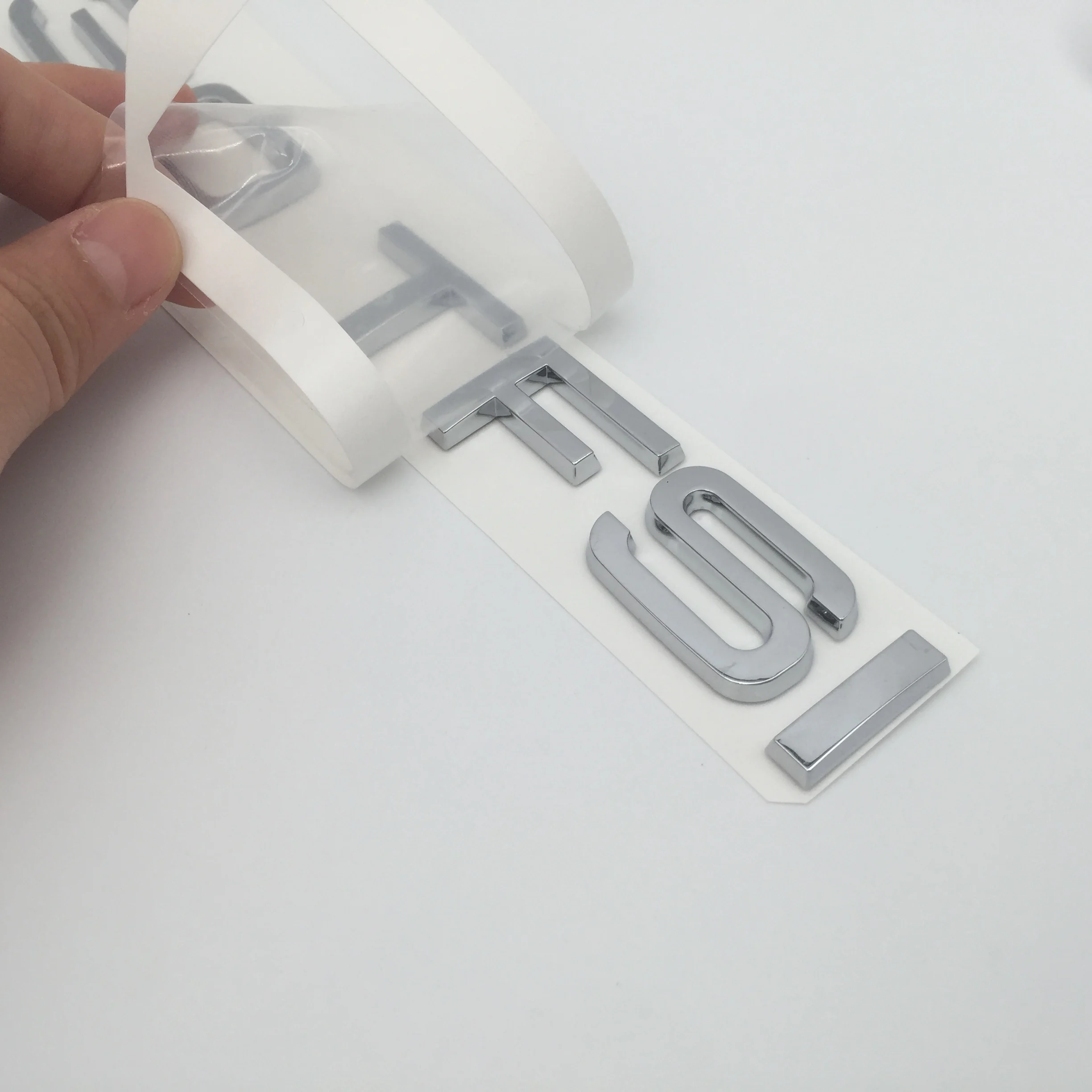 1pcs 3D ABS 30 35 40 45 50 55 TFSI car Letter Rear Tailgate trunk Decals Emblem badge sticker Decal Car styling auto Accessories - купить по