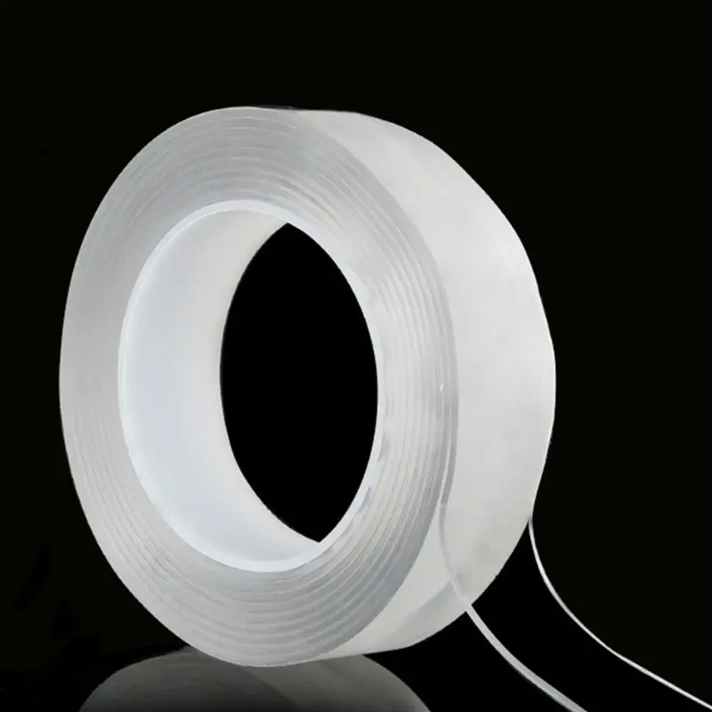 Бесшовное прозрачное акриловая Двусторонняя лента моющаяся Съемная