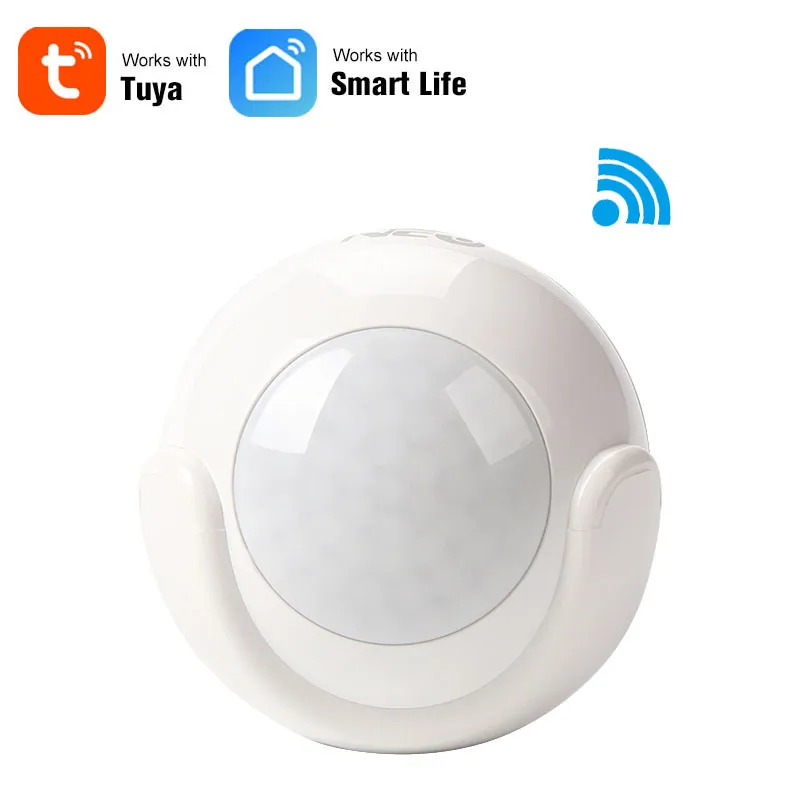 

Датчик движения Tuya с пассивным инфракрасным датчиком, Wi-Fi датчик движения, приложение Smart Life, беспроводная система домашней безопасности, со...