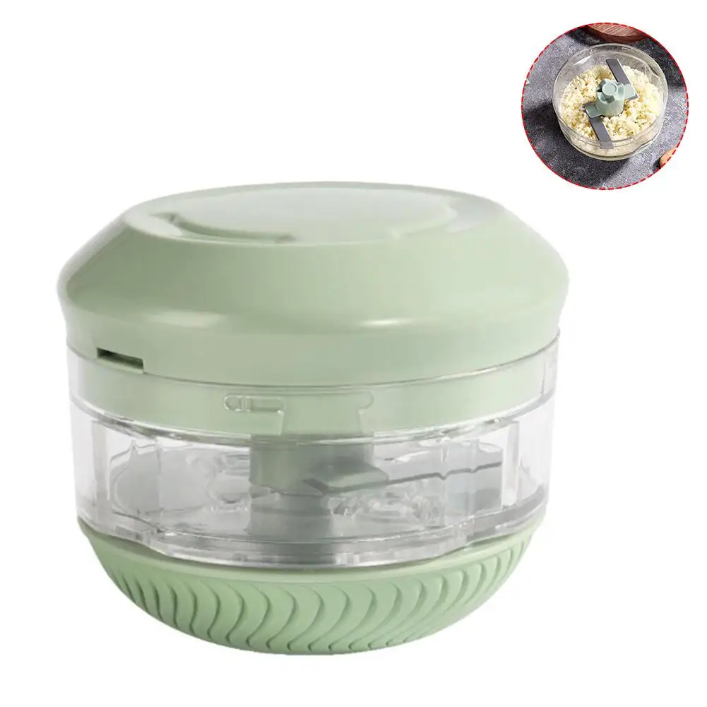 

170ml Manual Garlic Crusher Portable Meat Vegetable Chopper Fruits Shredder Carrot Onion Cutter Kitchen Tools