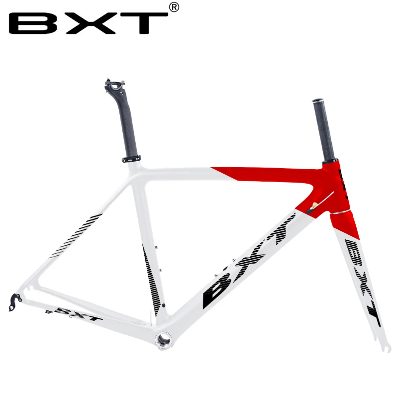 BXT рама для велосипеда полностью углеродная шоссейного Ультралегкая 980 г 700C Aero