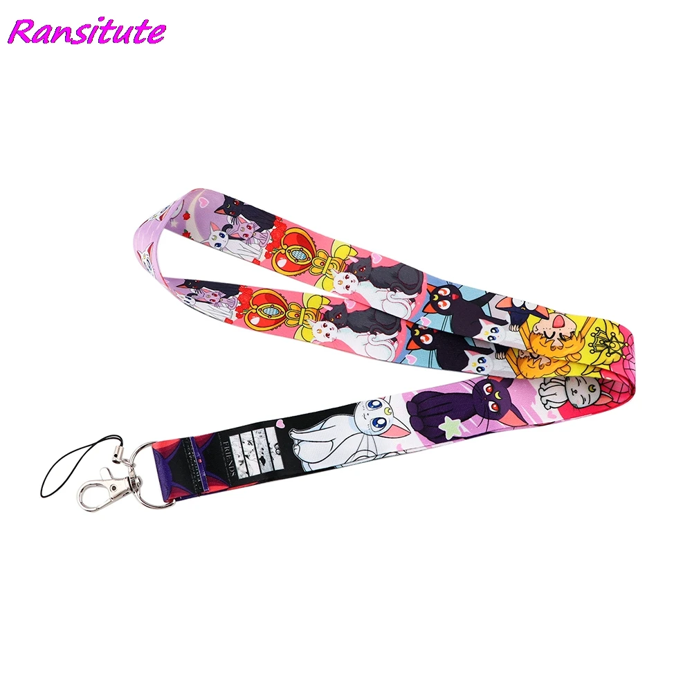 Ransitute R1869 для девочки и с изображением кота из мультфильма Стиль любителей аниме