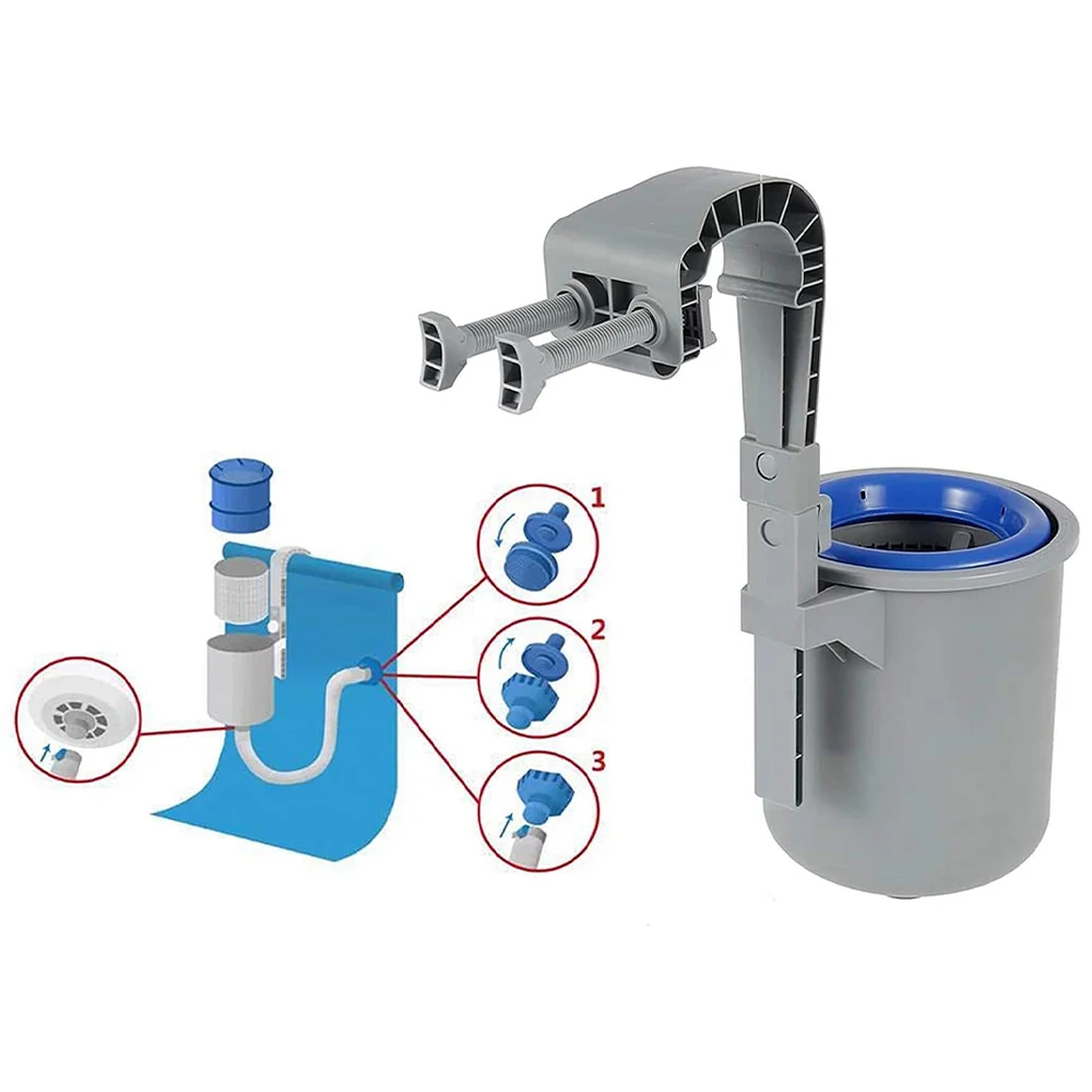 

Automatic Swimming Pool Surface Cleaner Pool Strainer Cleaning Accessories Pool Surface Skimmer Cleaning Supplies Garden Tools