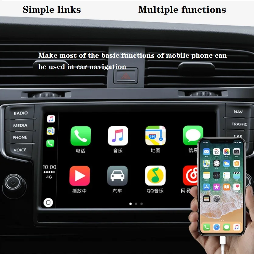 Беспроводной Wi-Fi USB-ключ для навигатора CarPlay Android плеер мини-модули Carplay DD |