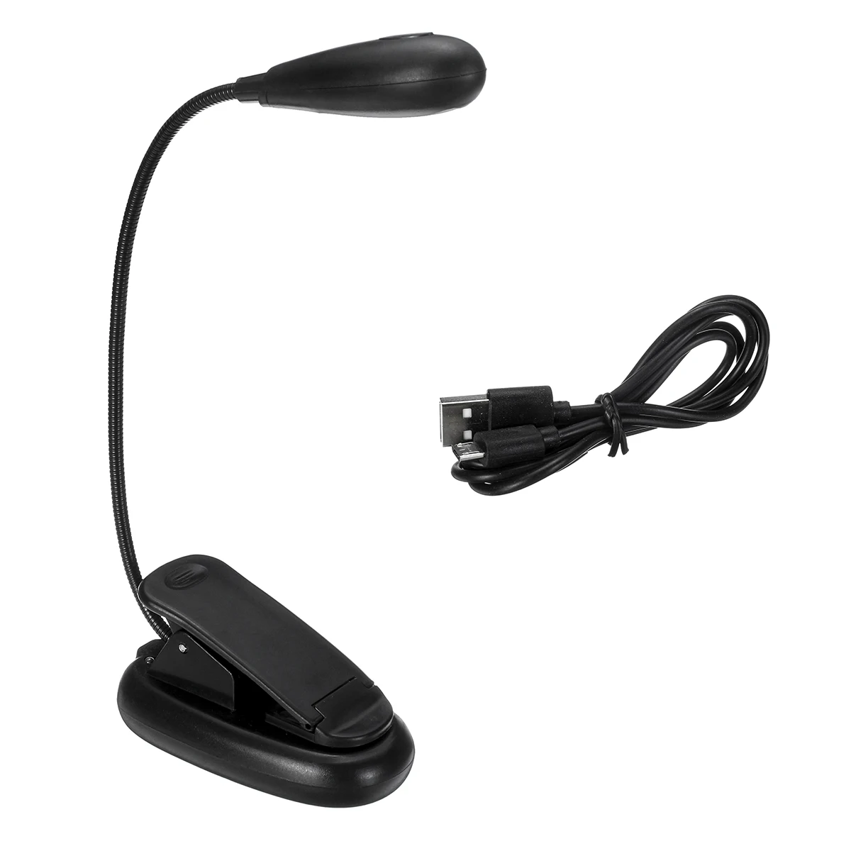 Перезаряжаемый светодиодный USB свет для чтения книга свет гибкая книга лампа клип-на стол настольная книга для ноутбуков ПК компьютеров