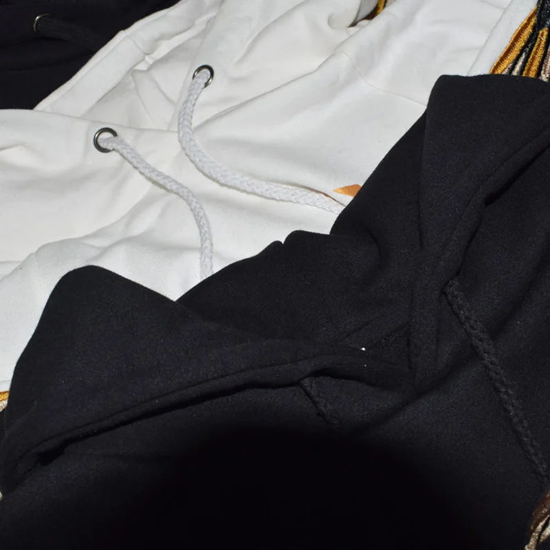 

Couple Gradient Color Sweatshirt Hip-hop Loose Hooded Sweatshirt Casual Pullover Hoodie for Men Women J55