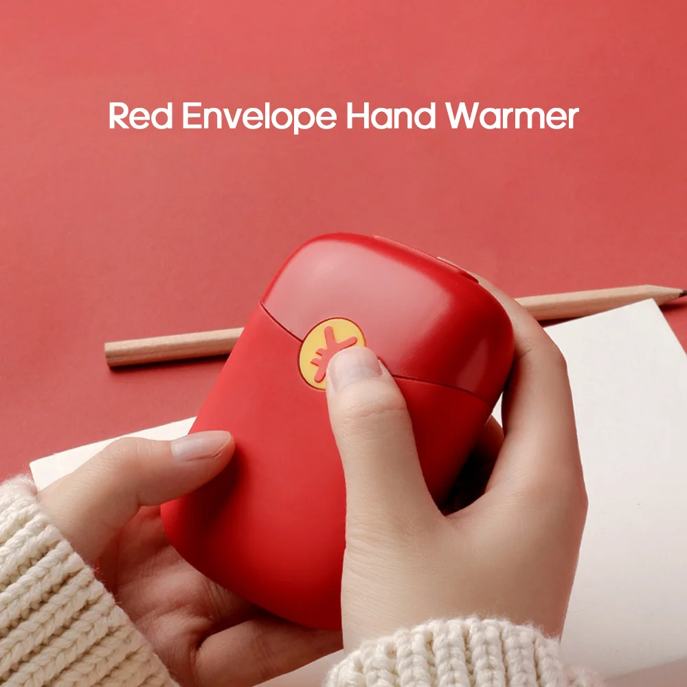 Портативный мини обогреватель для рук с милым мультяшным рисунком