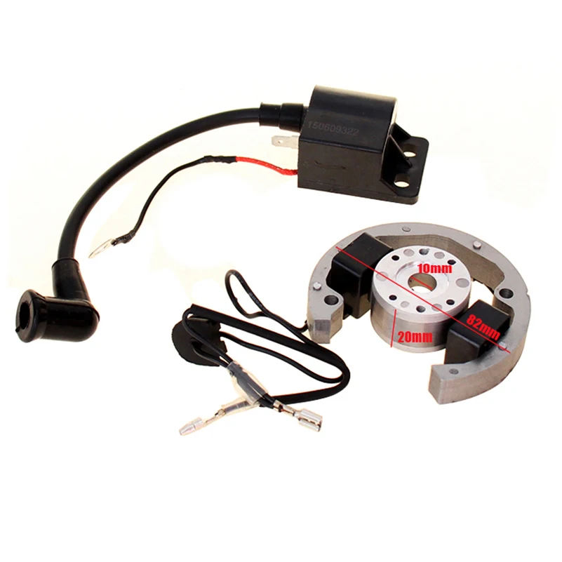 Катушка зажигания мотоцикла статор маховик в комплекте замена магнита для 50 SX 50cc