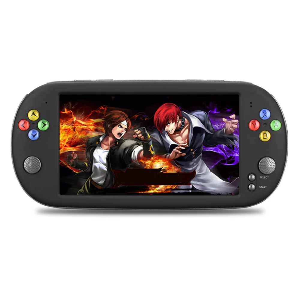 black X16 8G игровая консоль, игровая консоль с двойным рокером для игр GBA NES, поддержка 32 Гб TF с " экраном, портативная игровая консоль - Цвет: black