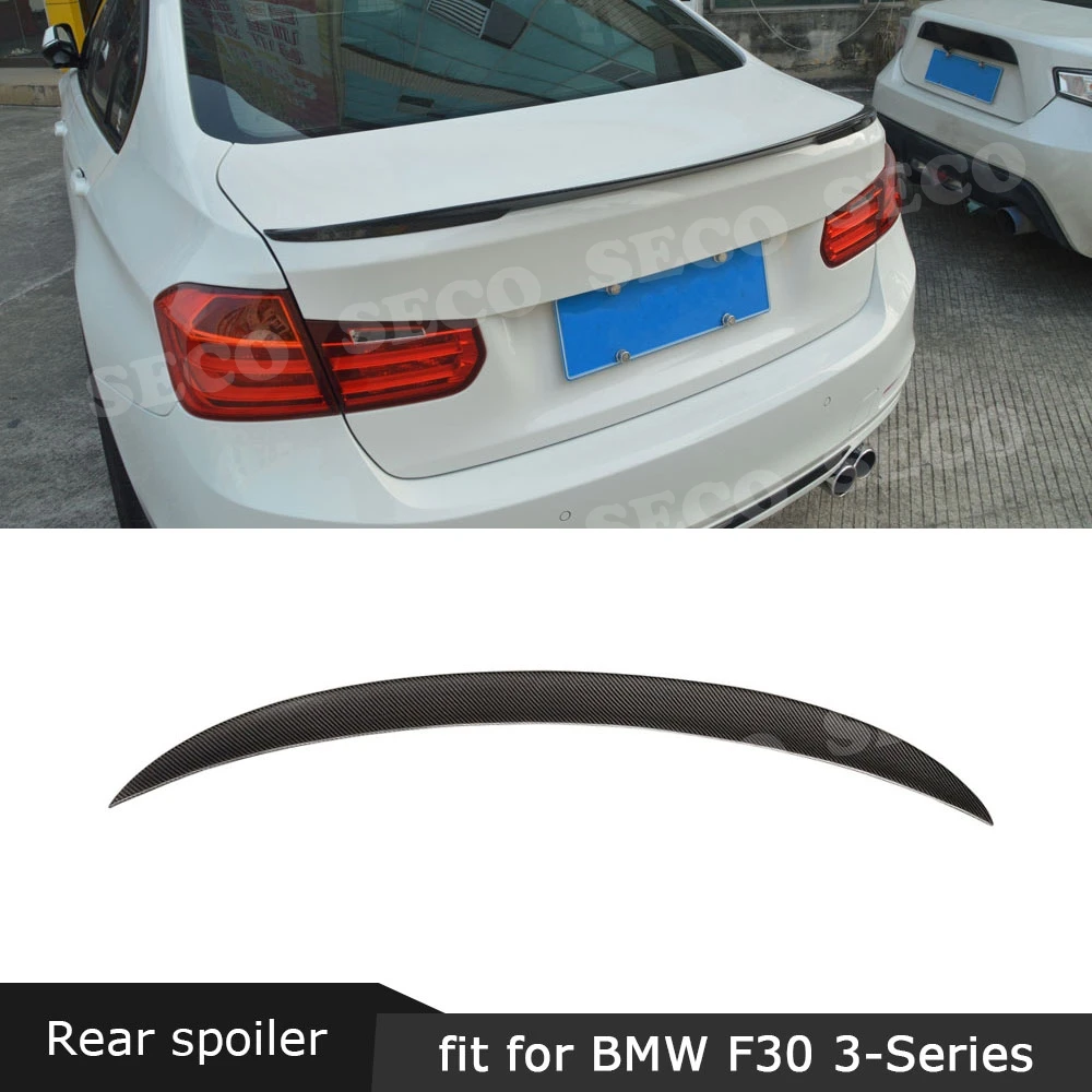 Задний спойлер из углеродного волокна отделка багажника крылья для BMW 3 серии F30 F80