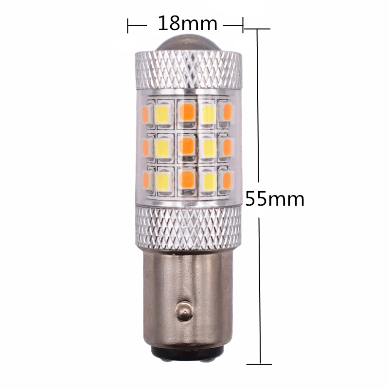 2шт 1157 2835 42 SMD S25 BAY15D светодиодный Автомобильный Фонарь 12 В постоянного тока