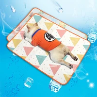 cat dog cooling mat summer pet ice silk pad blanket breathable sofa dog cat bed washable for small medium large dogs accessories