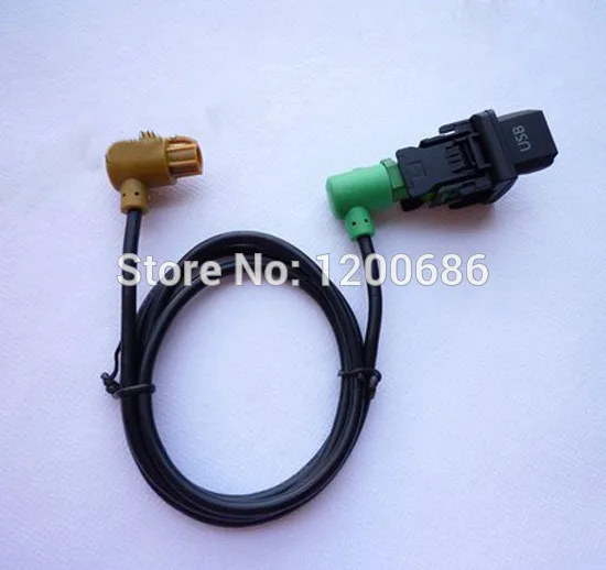 USB-кабель для переключения проводов usb-разъем VW Volkswagen Golf RCD510 RCD310 GOLF MK6 JETTA MK5 |