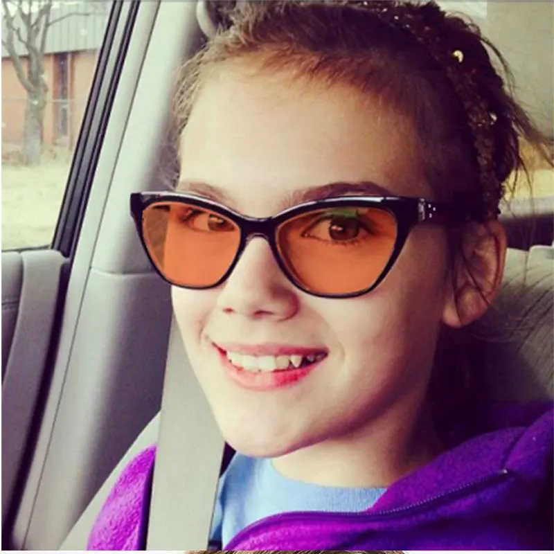 Новый бренд Ретро черный кошачий глаз женские очки от солнца тренд Красочные