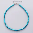 Чокер женский из натурального камня, 4 мм, 2021