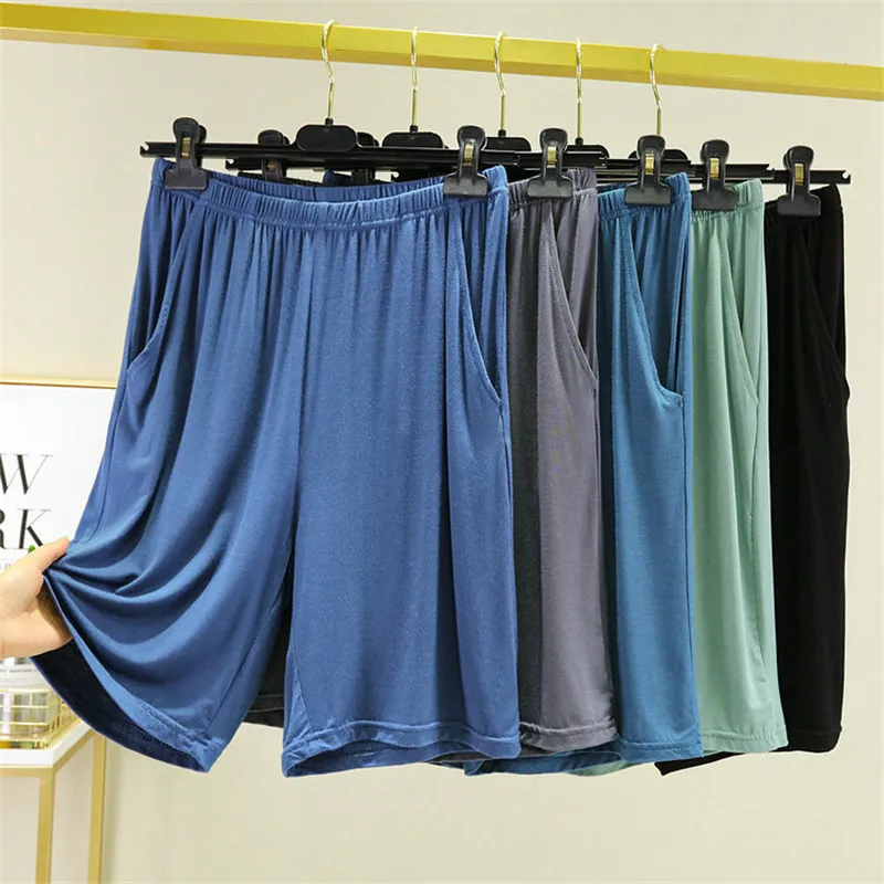 Комплект из 2 предметов 4XL 5XL 6XL размера плюс пижамы для Для мужчин летний лед шелк