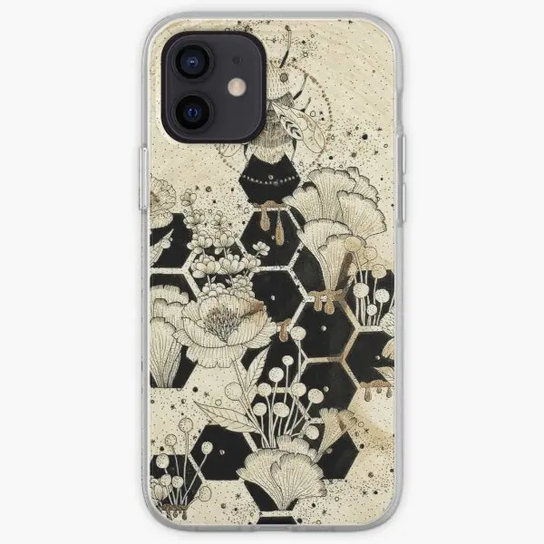 

Space Bee Phone Case for iPhone 5 5S SE 11 12 13 Pro Max Mini 6 6S 7 8 Plus X XS XR Max Soft Flower TPU Accessories Dog Fashion