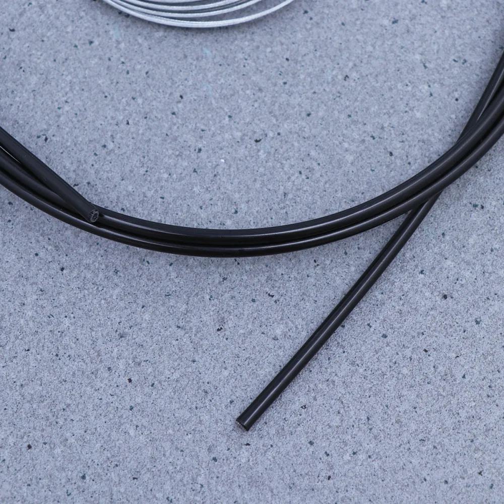 

Road Bike Brake Line Gear Cable Wire and Caps Set (Black)