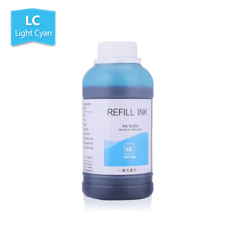 

250ml/Bottle Universal Dye Ink Bottle For Epson Stylus T50 P50 1390 1400 1410 1500W R270 R290 L800 L805 L1300 L1800 Printer Ink