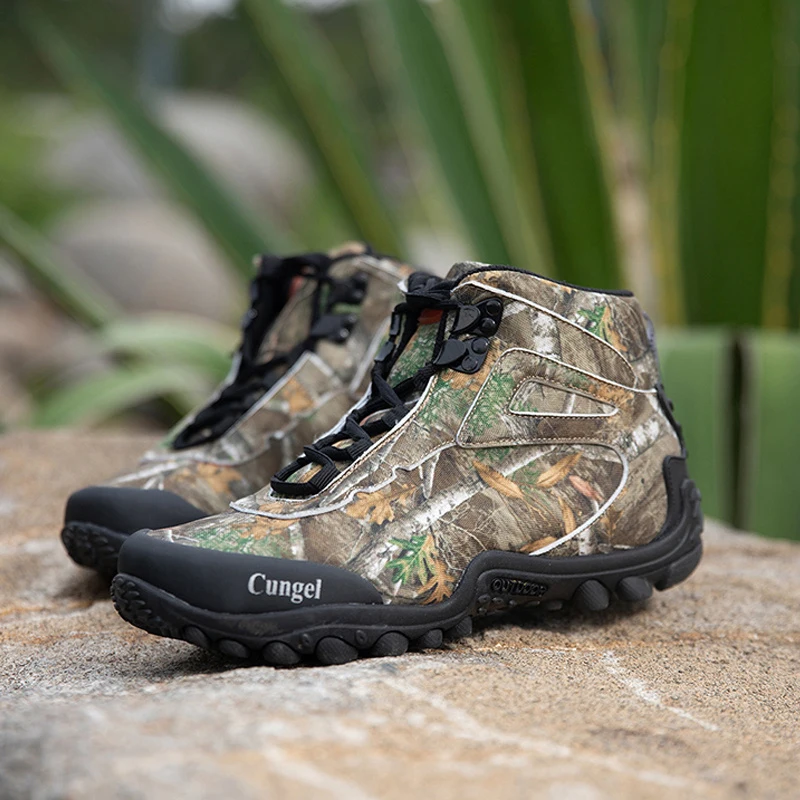 spesifikasi Sepatu Hiking Tinggi Pria Baru 2021 Sepatu Trekking Mendaki Luar Ruangan Antiselip Tahan Air Tahan Lama Sepatu Bot Pergelangan Kaki Rendah Taktis Militer