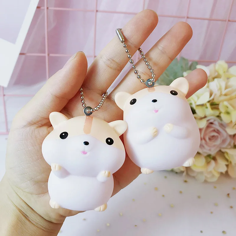 Милый спальный слон собака кошка игрушка брелок мультфильм поросенок милая