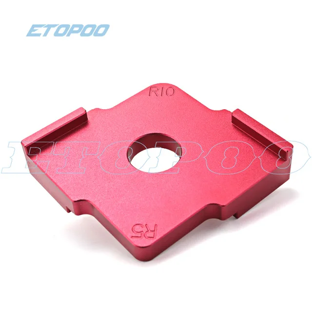 1pcs R5-R10 3 шт./компл. Деревообрабатывающие инструменты гравировальный станок закругленными уголками шаблон rplate древесный фрезерный станок с ЧПУ DIY деревянная фрезерная линейка инструменты плотника - Цвет: 1pcs R5-R10