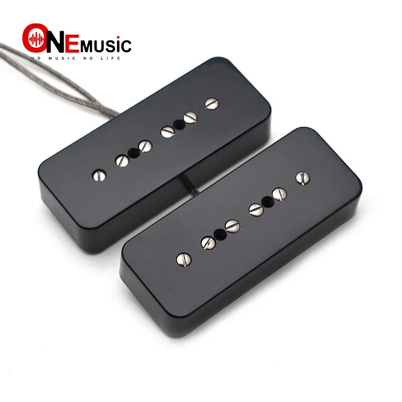 Acessórios para Captador de Guitarra Alnico Soapbar Vintage 90 P90 Pescoço ou Ponte Prata – Preto Branco Creme 1 Peça 5 p